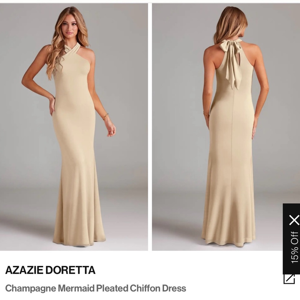 Azazie Doretta in Campaign Chiffon